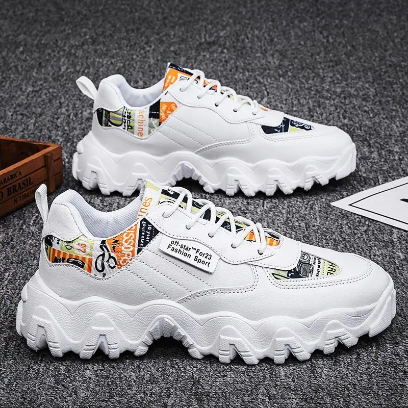 

Мужские кроссовки на толстой подошве, повседневные кроссовки на толстой подошве, беговые кроссовки для мужчин на весну 2022, мужская спортивн...