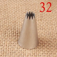 32 open star 12 tooth cream decorating mouth 304 stainless steel baking diy tool small number