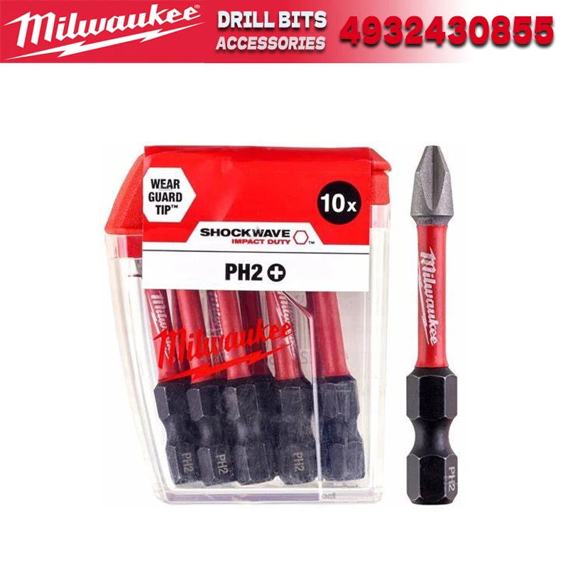 

Набор бит Milwaukee SHOCKWAVE Impact Duty PH2 x 50 мм
