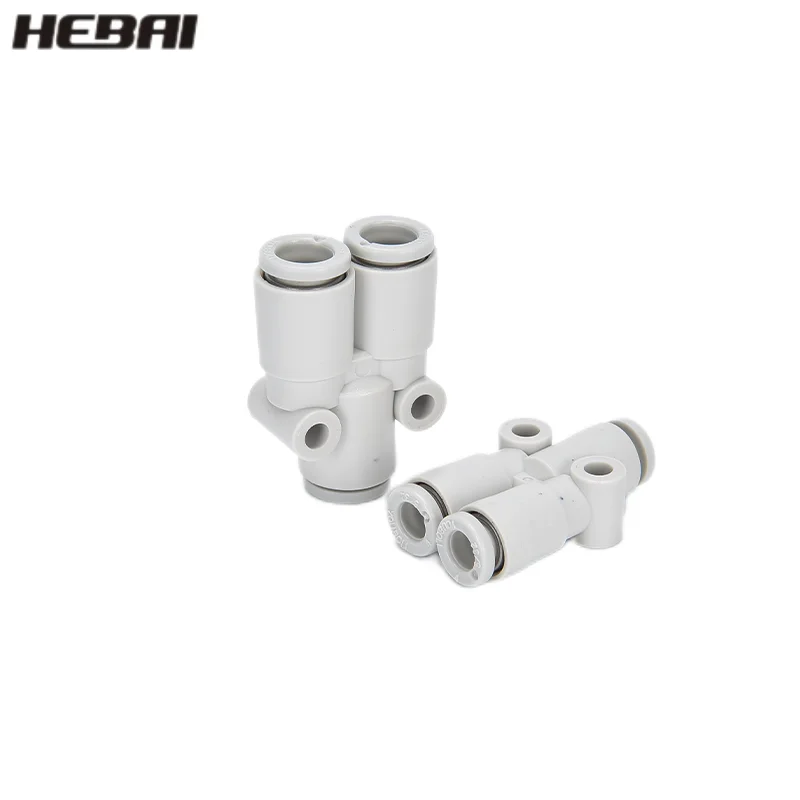 

HEBAI High Quality Fittings KQ2U-10-00A KQ2U-10-12A One-touch Quick Tube Connector Pneumatic Components Hose Fitting