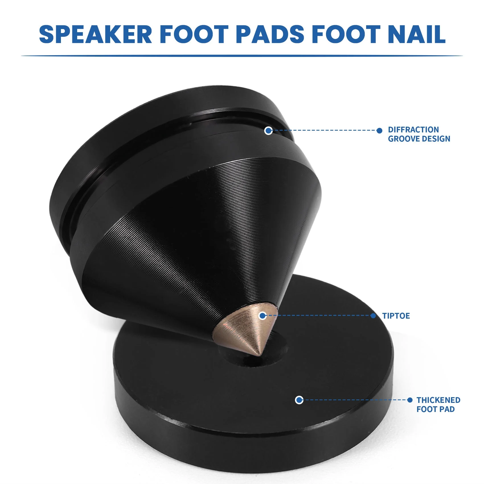 1 комплект шипы для динамика подставки ножки запасные части аудиодинамика