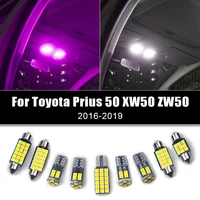 for toyota prius 50 xw50 zw50 2016 2017 2018 2019 12v car led bulbs reading lamp vanity mirror trunk lights interior accessories