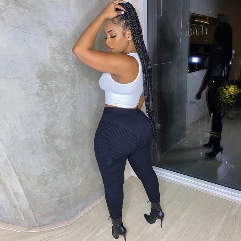 Women's 2023 spring and summer new indoor outdoor yoga tight show buttock sports casual pants