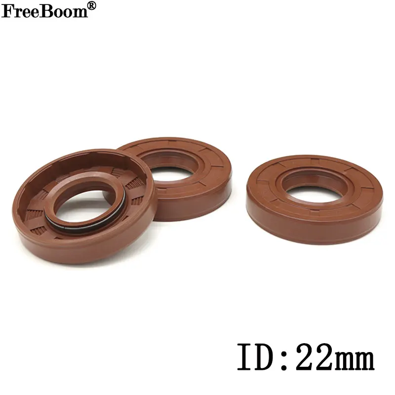 

ID 22mm FKM Oil Seal TC-22*32/35/38/40/42/45/47/48/50/52*5/7/8/10 FKM Double Lip Oil Seal