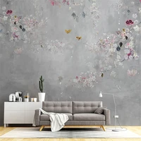 beibehang custom american flower wall covering tv background wall wallpapers for living room sofa light luxury 3d wall covering