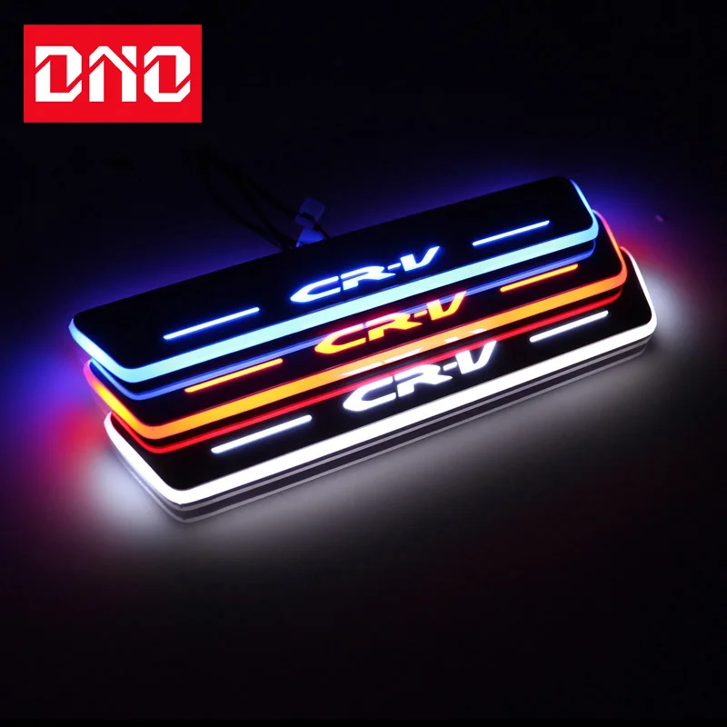 

DNO Trim Pedal LED Car Light Door Sill Scuff Plate Pathway Dynamic Streamer Welcome Lamp For Honda CR-V CRV 2007 - 2019