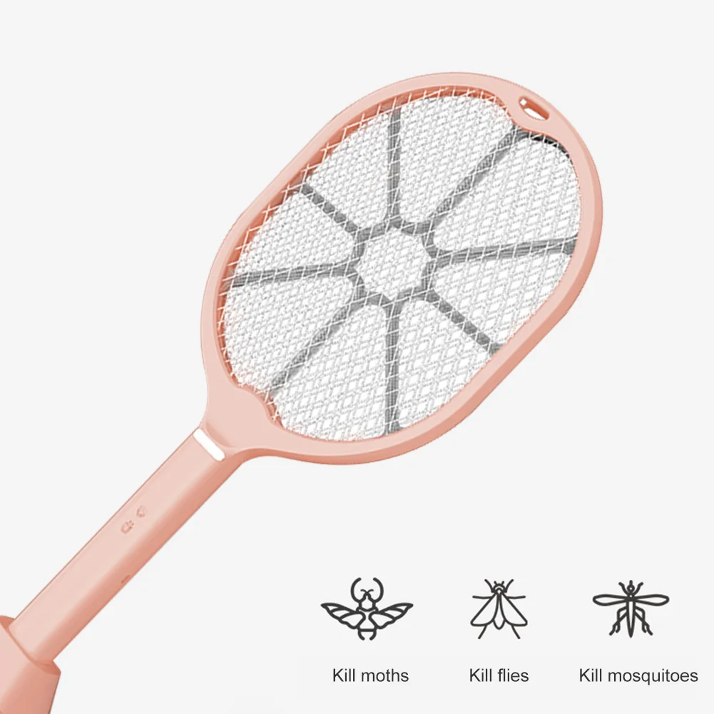 

Multi Functional Mosquito Swatter USB Rechargeable Electric Mosquito Fly Bug Insect Killer Pest Control Exterminator