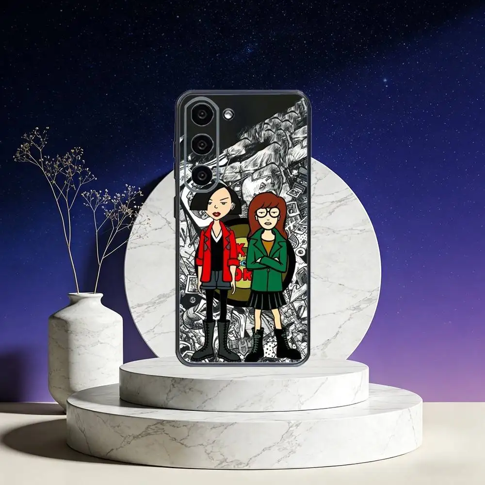Фото Крутой чехол для телефона Jane Lane Daria Morgendorffer для Samsung Galaxy A73, A72, A71, A70, A53, A52, A51 и других моделей, мягкий черный чехол. №2
