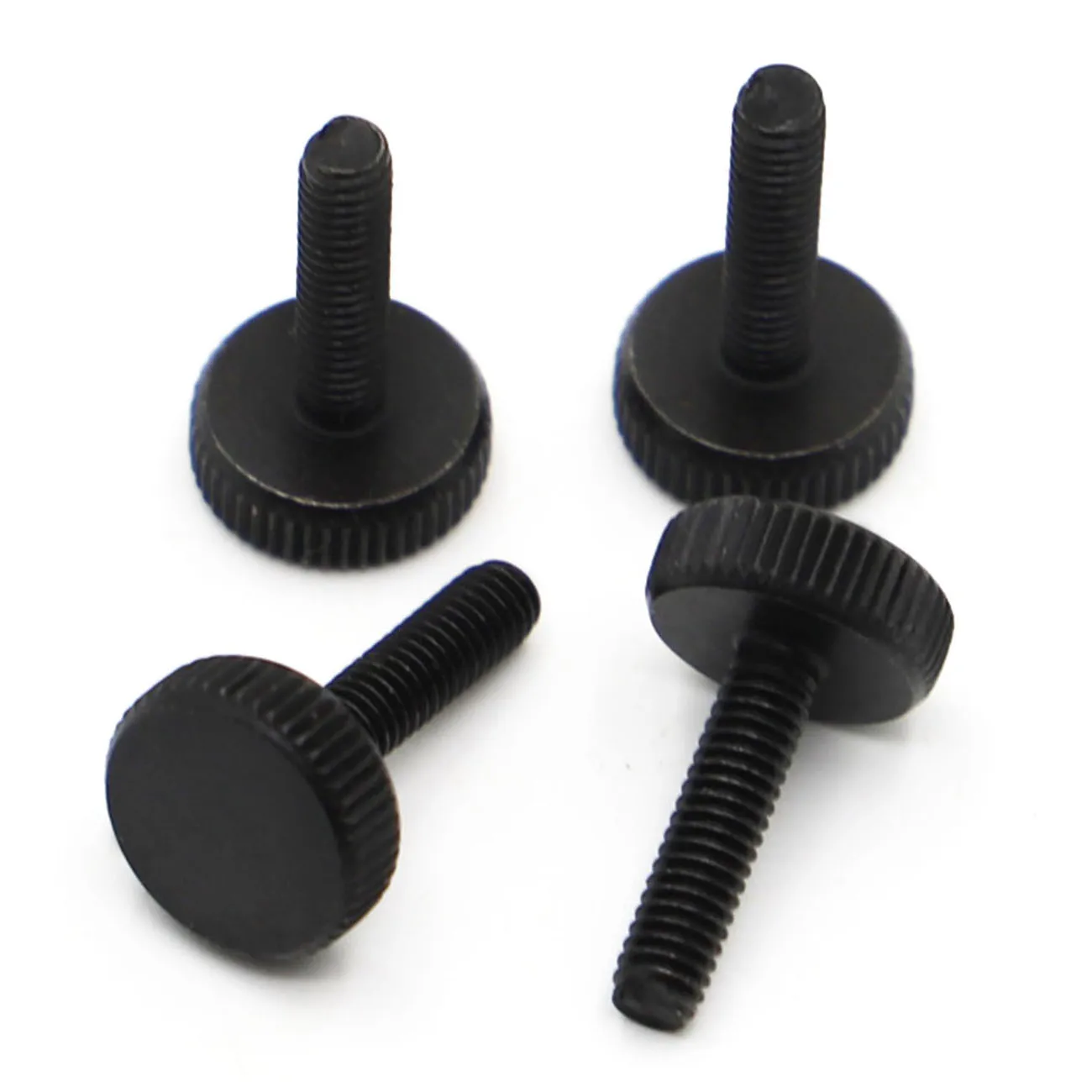 

1-10pcs DIN653 GB835 Black Carbon Steel Flat Head Thumb Screw Hand Tighten Computer Screws M3 M4 M5 M6 M8 M10