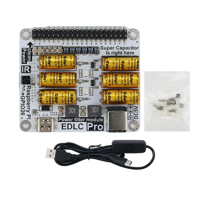 

Power Filter Purification Board for Raspberry Pi DAC Audio Decoder Board HIFI Expansion MoudleA6-001