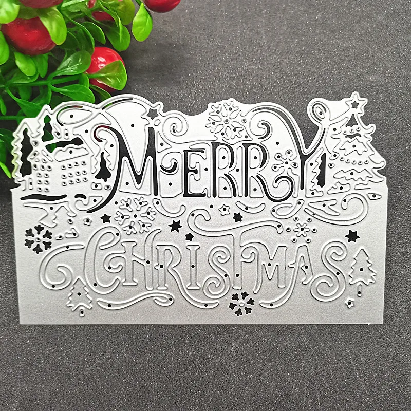 

Metal Cutting Dies 2023 New Hot Sale Christmas Stencils For DIY Scrapbooking Decorative Embossing Handcraft Die Cutting Template