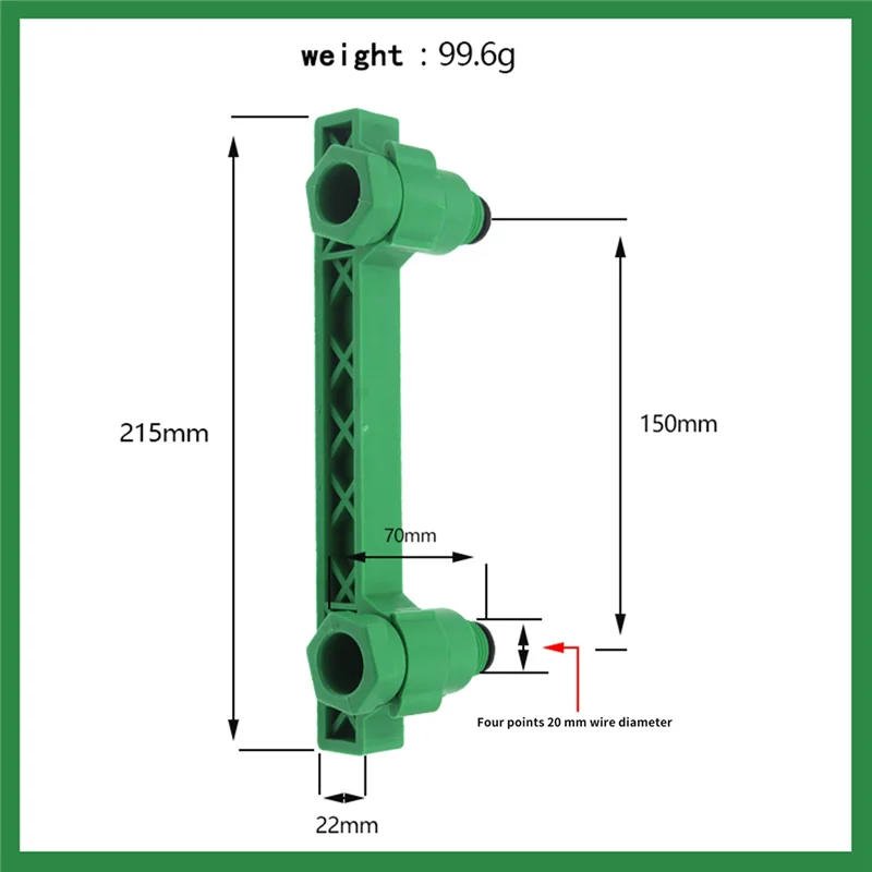 

2 Pcs Shower Faucet Holder 4 Points PPR Pipe Double Water Mixing Valve Opening Positioner with Accessories