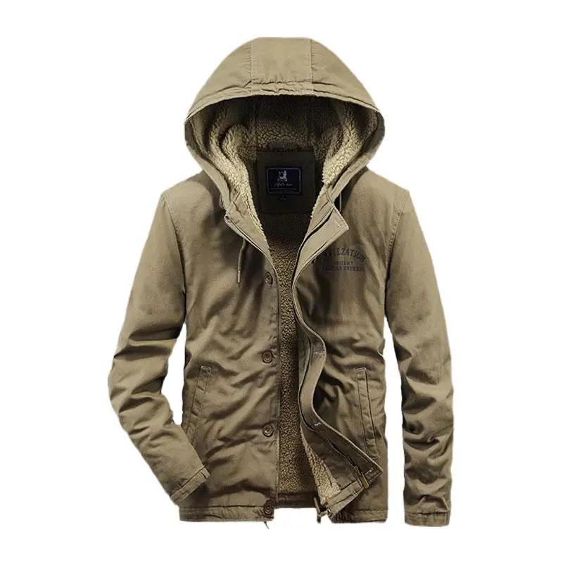 

Повседневная Вельветовая мужская куртка с отложным воротником, из чистого хлопка