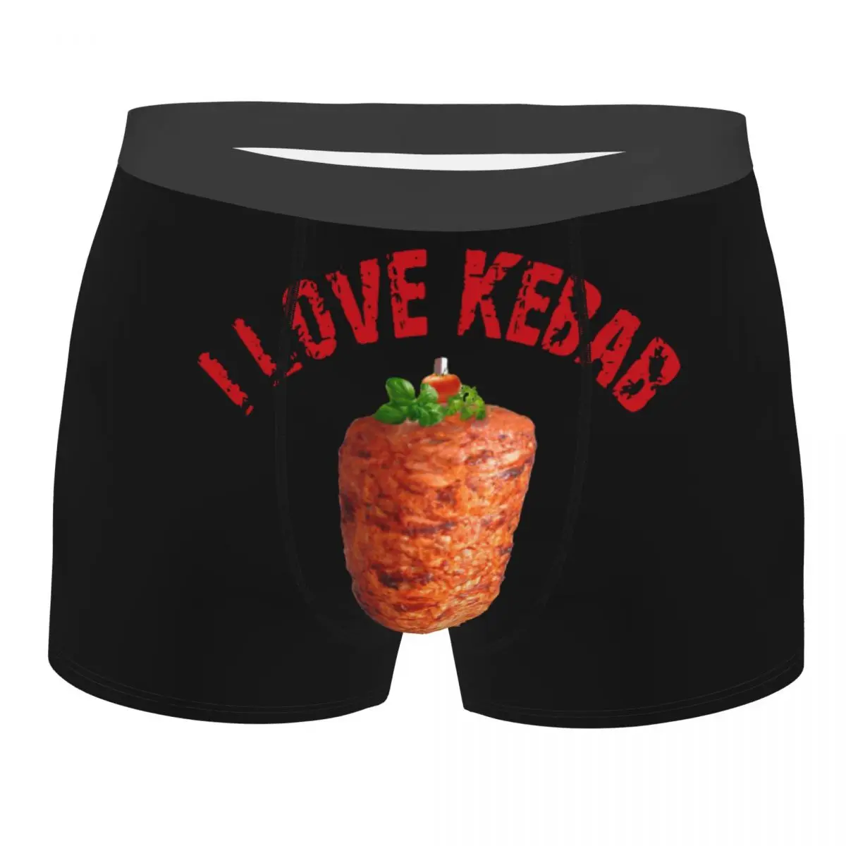 

I Love Doner Kebab Men Underwear Boxer Shorts Panties Novelty Soft Underpants for Homme S-XXL
