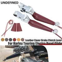 levers cover vintage brake clutch lever covers heavy duty leather motorcycle for indian chief chieftain classic dyna cafe racer