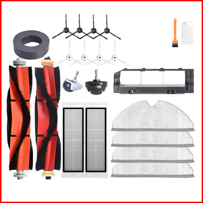 

For Roborock S6 MAXV S6 PURE S6 S5 MAX S5 S4 E4 E35 E2 Xiaomi Mijia 1/1S Robot Vacuum Cleaner home appliance All Replace Parts