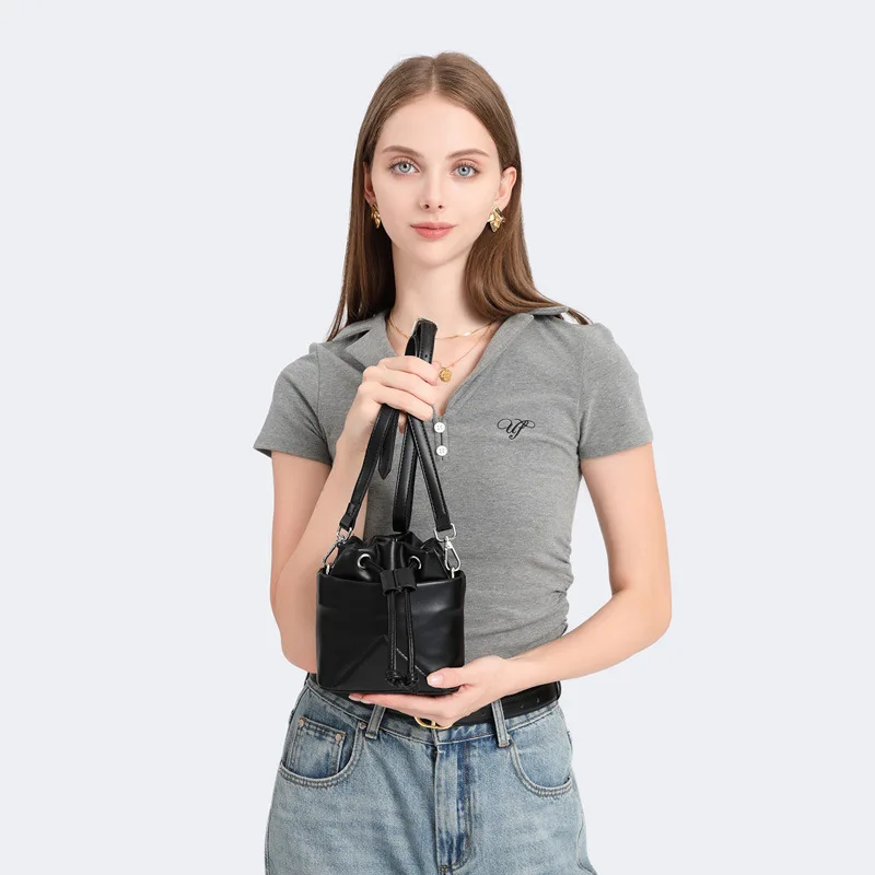 Женская стильная полиуретановая помада Ранняя сумка для телефона через плечо