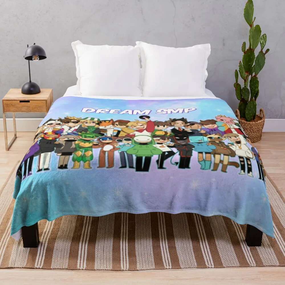 

DREAM SMP Throw Blanket summer cottons brand blankets large knitted plaid