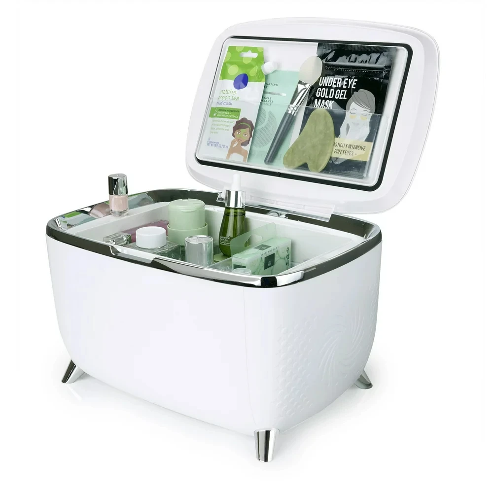 

Cosmetics Skin Care Vanity Mini Refrigerator, White