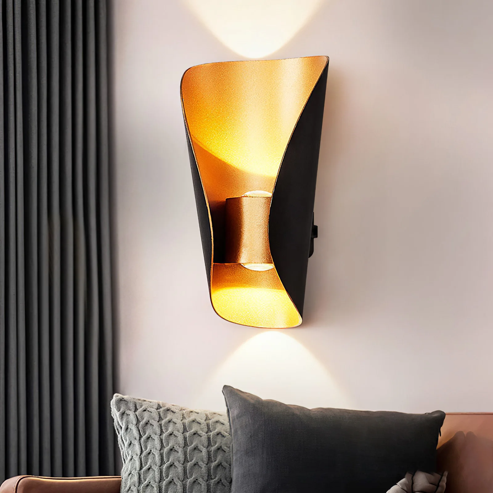 

Modern Simple Style Wall Lamp Artistic Decoration Lamp Aluminum Craftsmanship Bedside Waterproof Wall Lamp for Corridor Stairs