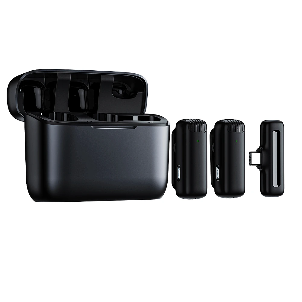 Беспроводной петличный микрофон для iPhone Android Phone мини беспроводной с YouTube Facebook Vlog