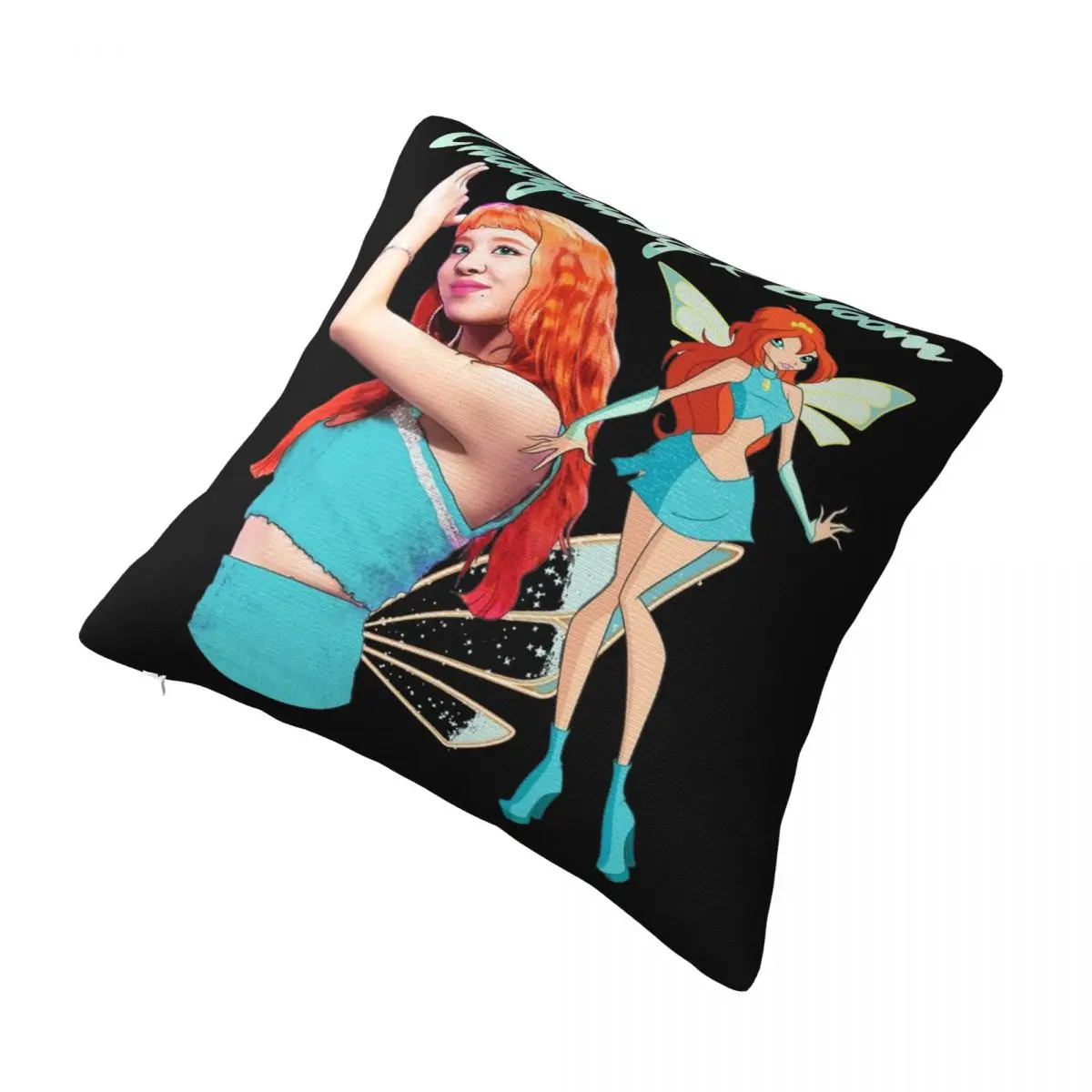 Chaeyoung X Цветочная наволочка Merch мягкий чехол для подушки kpop два раза домашний