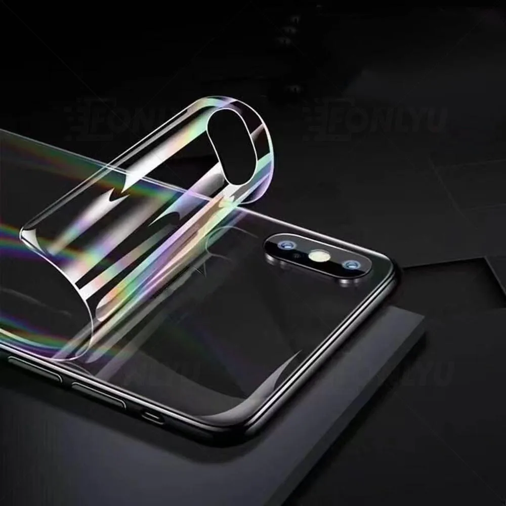 Kup FONLYU Hydrożel Film Aurora Powrót Film Tylna Skóra Smartphone Rainbow Folia Ochronna Do Maszyny Do Cięcia Hydrolic DIY Ploter