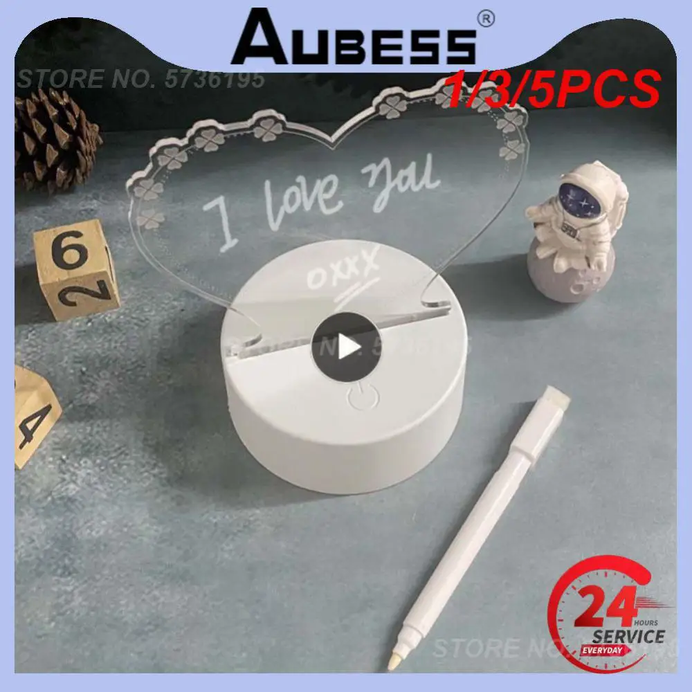 1/3/5 шт. Светодиодная доска для записей