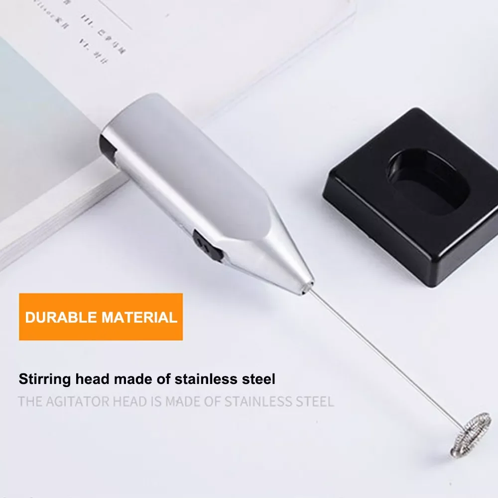 

Electric Milk Frother Kitchen Tools Drink Foamer Whisk Mixer Stirrer Coffee Cappuccino Creamer Kitchen Frothy Blend Egg Beater
