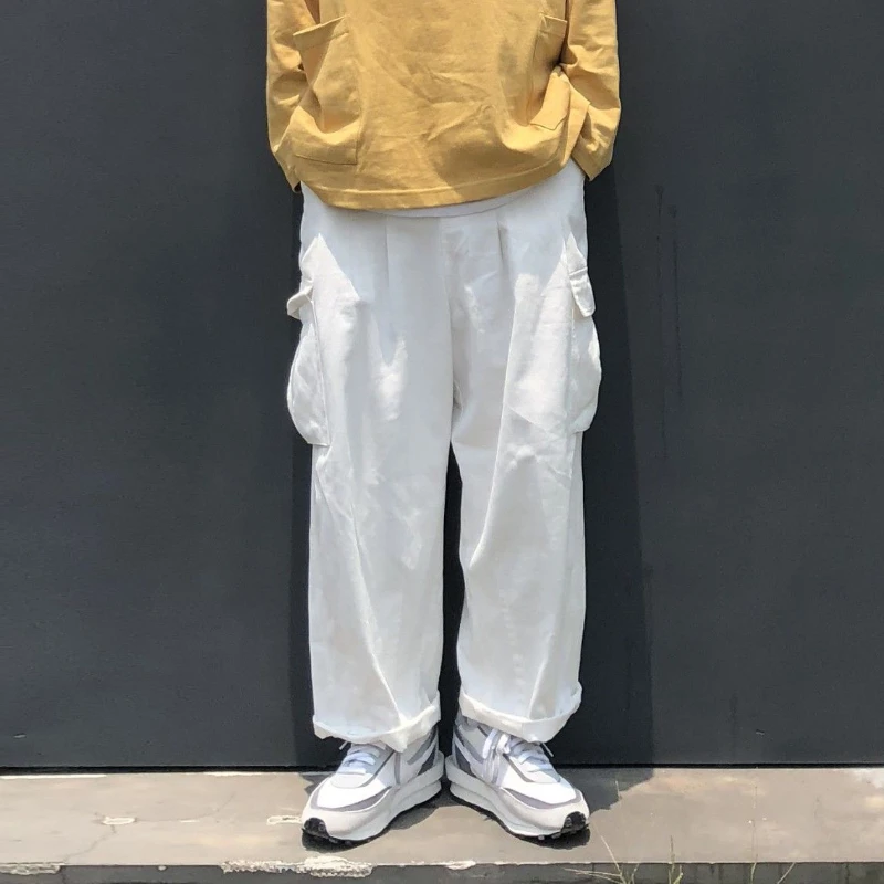 

Мужские Винтажные свободные брюки-карго в стиле хип-хоп