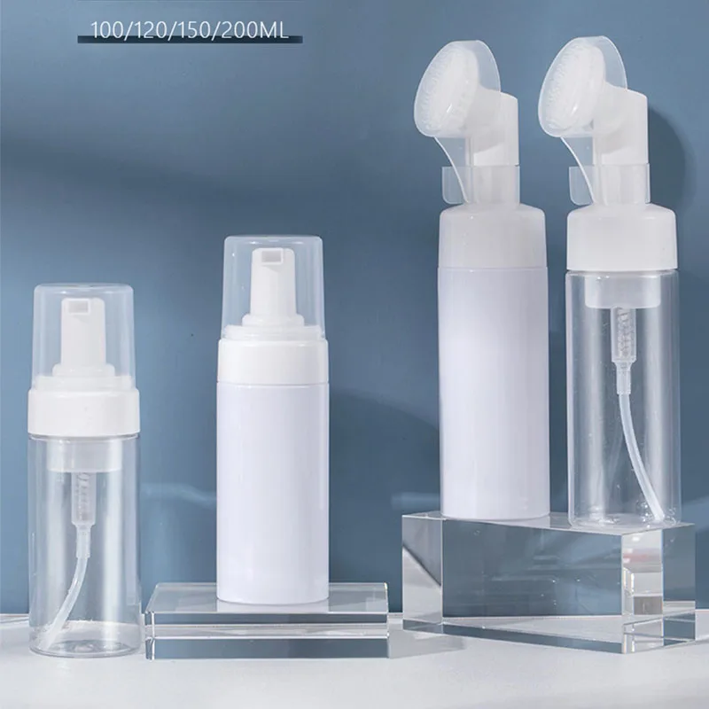 Прессовая силиконовая насадка для пустой бутылки с помпой для пены Froth Foaming для очищения лица и рук, изготовитель моющего средства для очищения лица.