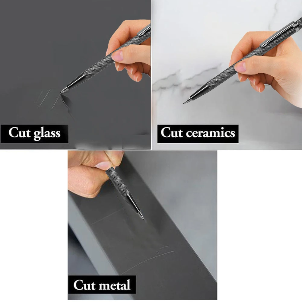 

Tile Cutter Cutting Pen Carbide Scriber Ceramic Wood Carving Hard Metal Lettering Pen Marbles Marking Engraving Pen