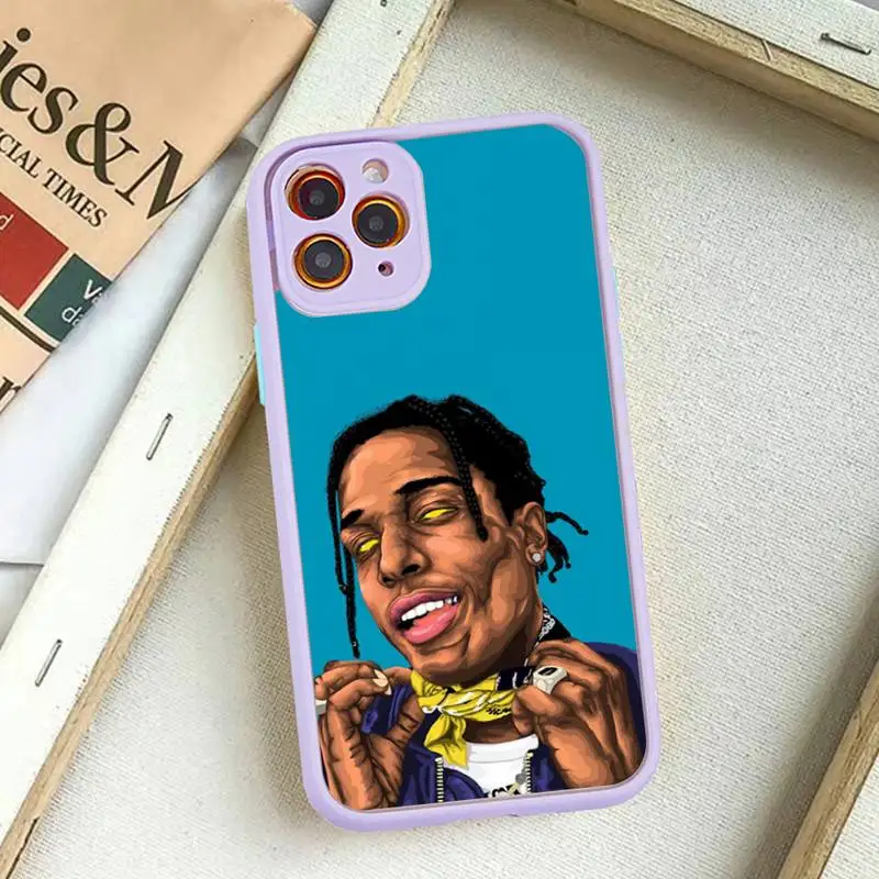 A-ASAPS M-Mob A-Asap R-RockyS Rapper Phone Case for iPhone 14 11 12 13 Mini Pro Max 8 7 Plus X XR XS MAX Translucent Matte Cover