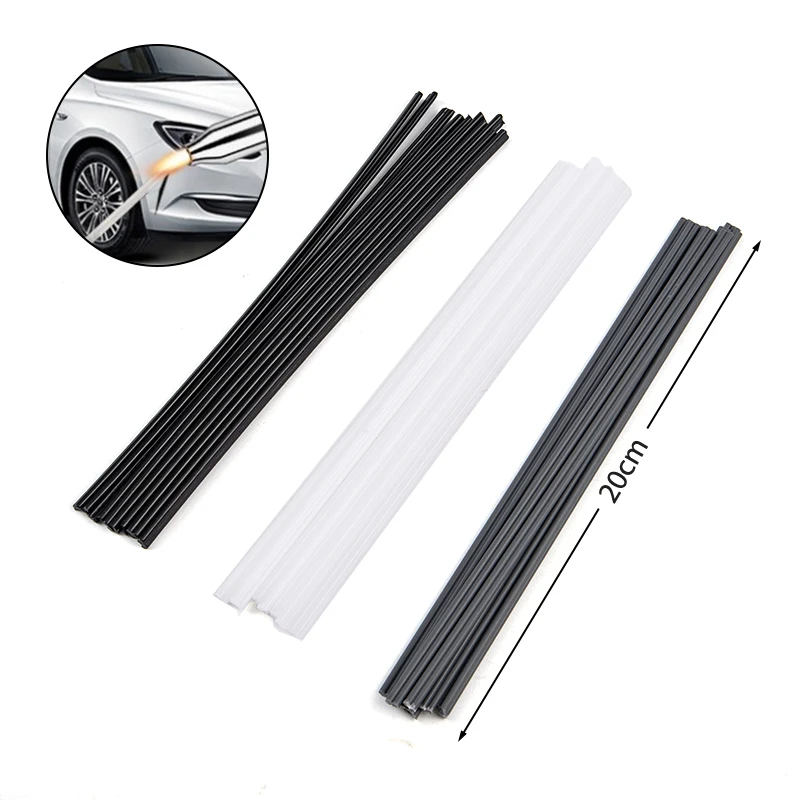 

10Pcs 20cm Welding Rod PP/PVC/PE Stick Plastic Welder Gun Bumper Repair Supply