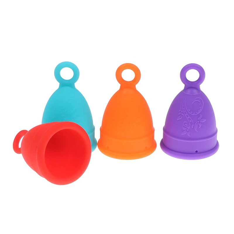 

Медицинская силиконовая менструальная чаша, силиконовая чаша для женщин, прозрачная менструальная чаша, Женский Менструальный коллектор, ...