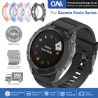 Защитный чехол из ТПУ для Garmin Fenix 7 7S 7X 6 6S 6X Pro 5 5S 5X Smart Watch, прозрачный цветной Мягкий защитный чехол