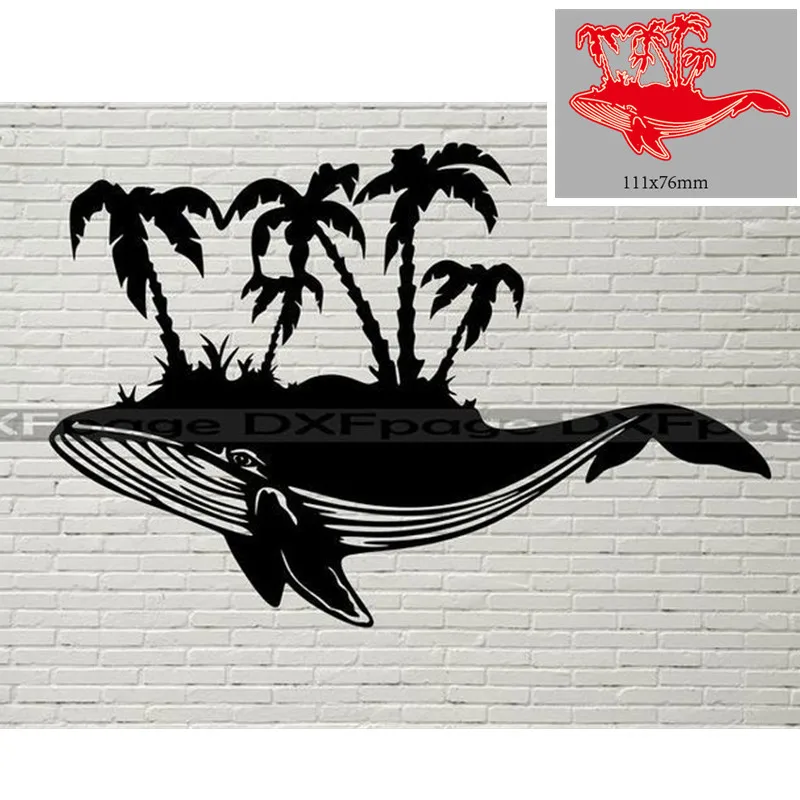 Металлические штампы для резки животных китов украшения скрапбук бумага