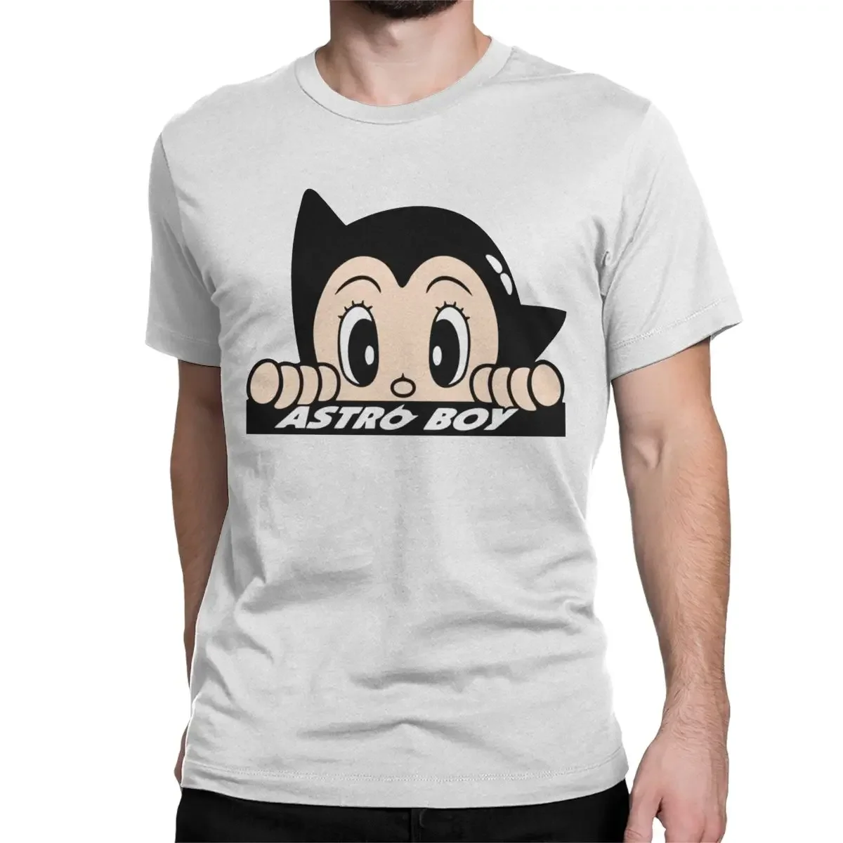 Футболка Astro Boy с принтом манги могучий Atom Astroboy топы из чистого хлопка сумасшедшая