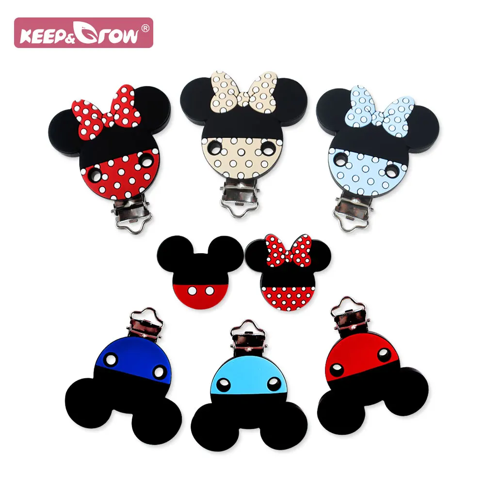 

10 шт., силиконовые зажимы для соски-пустышки