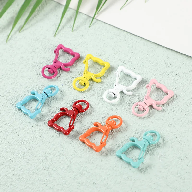 

5pcs/lot Various Key Chains Animals Keychain Creative Keychain DIY Key Rings Key Chain Lobster Clasp Colorful Beautiful Cute