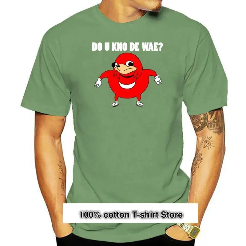 

Camiseta Ugondon Knuckles Meme Do U Kno De woe para hombre