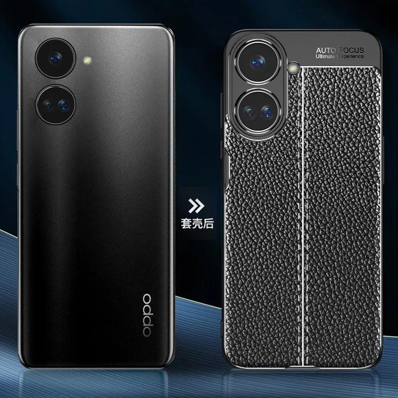 For Realme 10 4G Case for Realme 10 4G cover Luxury Leather Soft Silicone Shockproof TPU Bumper Cover For Realme 10 4G