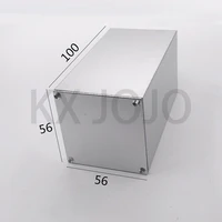aluminum enclosure silver 5656100mm waterproof box split type cooling case electronic box diy power housing instrument