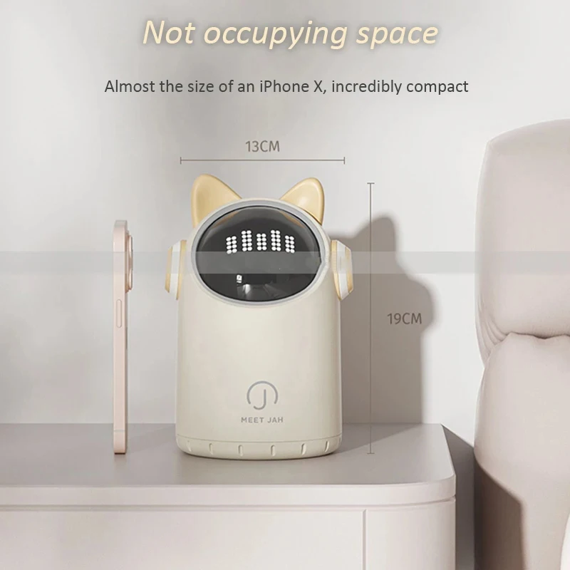 

Mini Smart Table Trash Can with Display Household Children Bedroom Automatic Sensor Desktop Bin Bathroom Toilet Wastebask