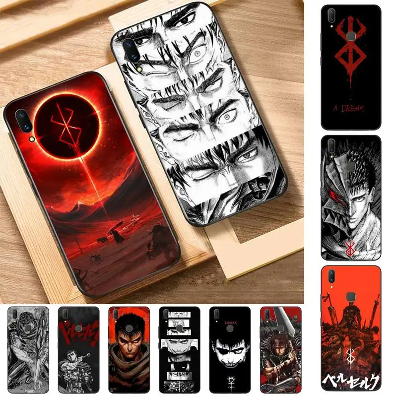 

Anime Berserk Guts Phone Case for Vivo Y91C Y11 17 19 17 67 81 Oppo A9 2020 Realme c3