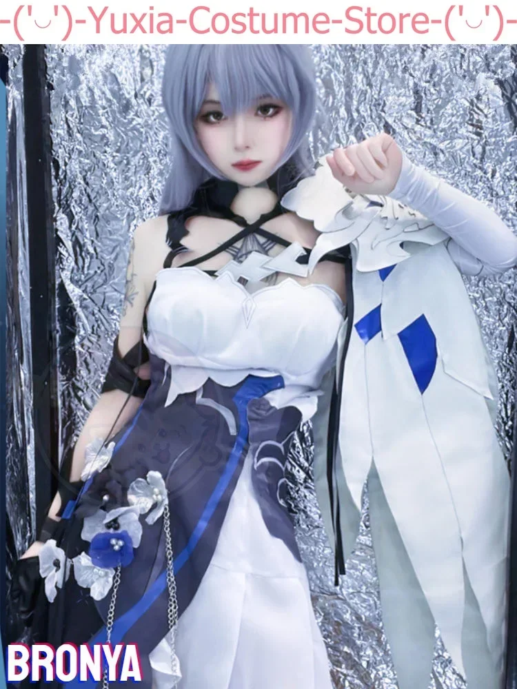 Костюм для косплея Honkai Impact 3 Bronya костюм униформа игры в искусственную кожу одежда