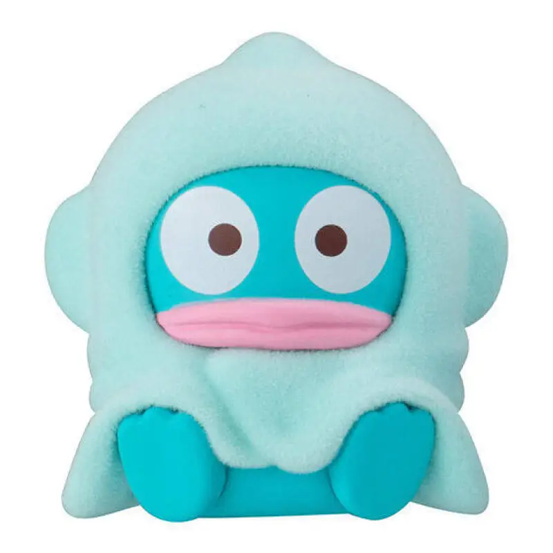 Фото Плюшевые мини-украшения Bandai Gashapon Sanrio: милые флокированные фигурки Гудетама, Бад Бадц-Мару, Такседо Сэм для декора и пледов №1