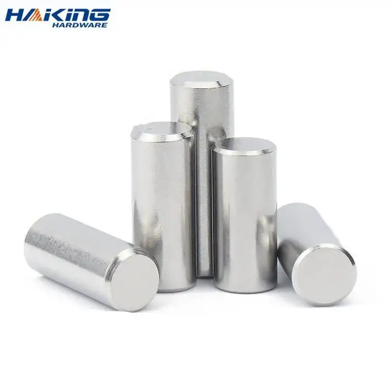 

10 шт./лот M1,5 M2 M2,5 M3 M4 M5GB119 304 A2-70 цилиндрический дюбель из нержавеющей стали