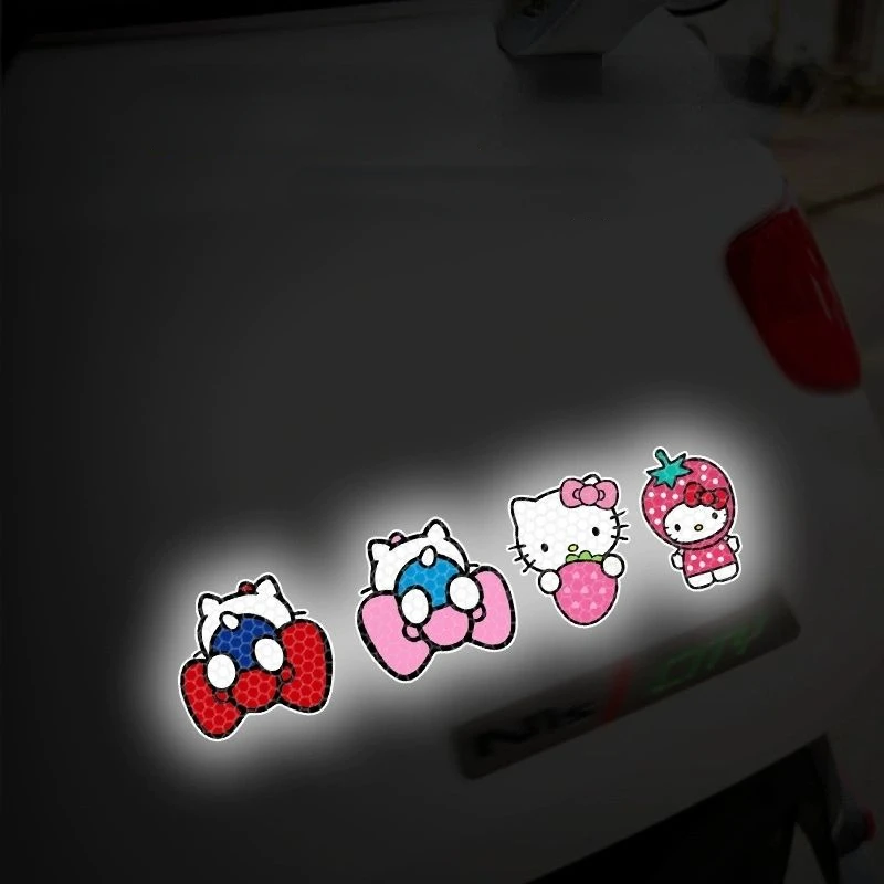 Лидер продаж стикер со светоотражающими рисунками милая модная наклейка для