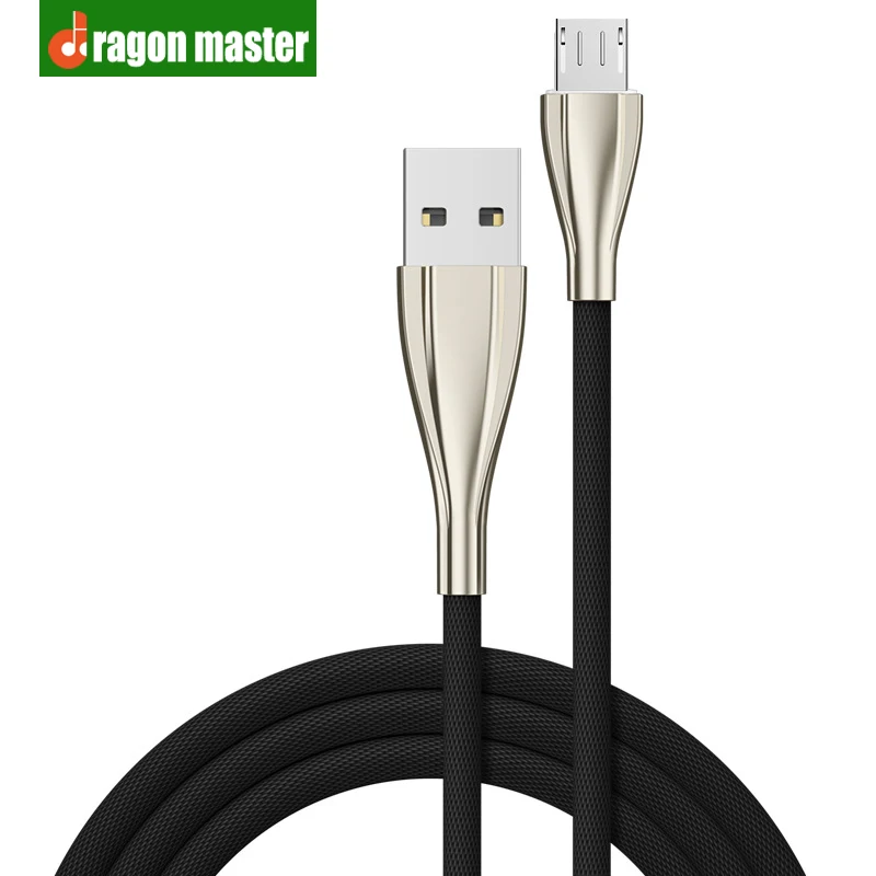 

Zinc Alloy USB Micro Cable 3A Fast Charging Data Cable For Xiaomi Android Mobile Phone Micro USB Charger Data Cord